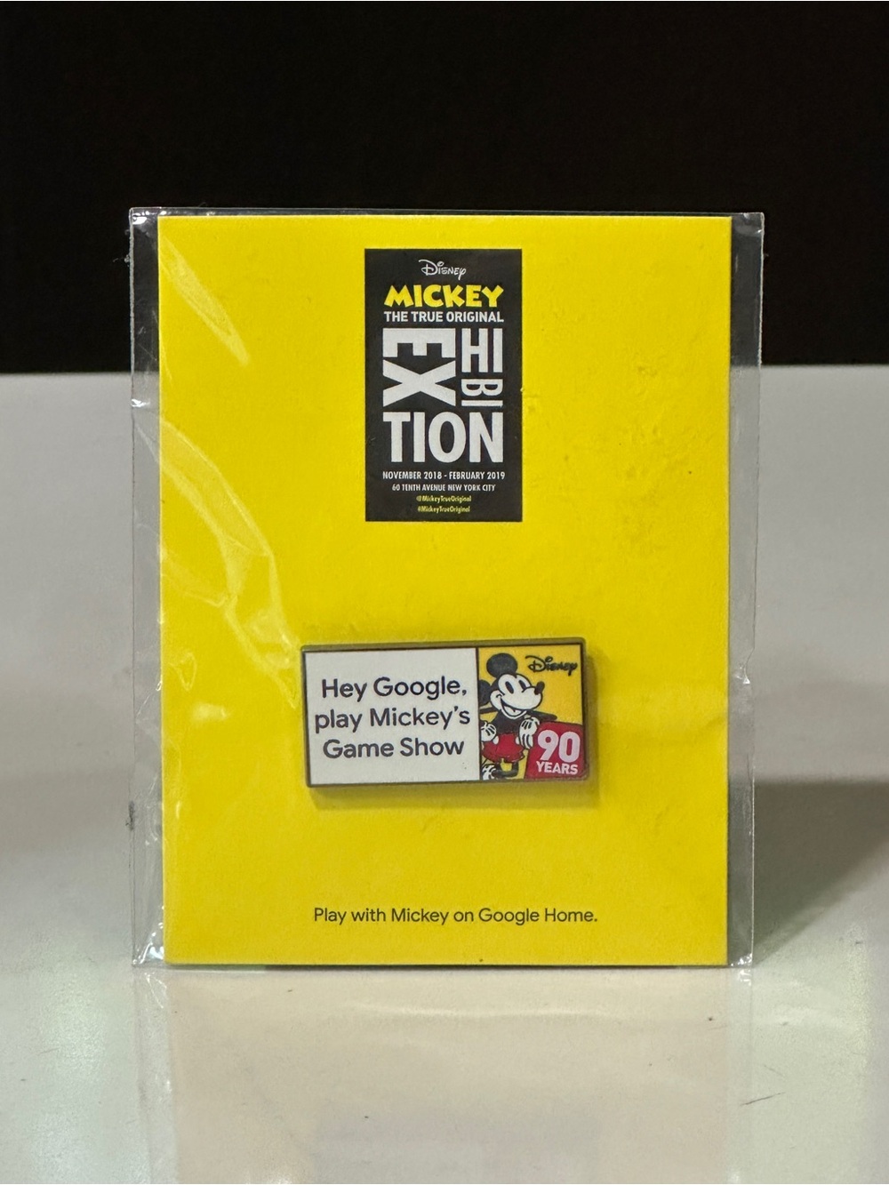 Disney Mickey The True Original Exhibition Pin Google Partnership Design 2018